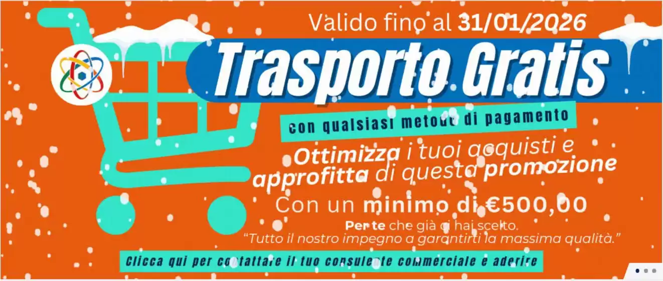 Volantino Power Tech | Trasporto gratis | 2026-01-05T00:00:00.000Z - 2026-01-31T00:00:00.000Z