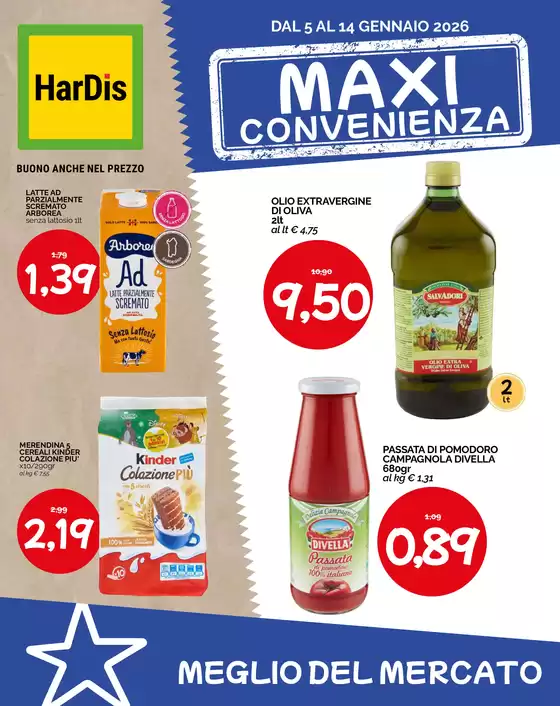 Volantino Hardis a Brindisi | Maxi convenienza | 2026-01-05T00:00:00.000Z - 2026-01-14T00:00:00.000Z