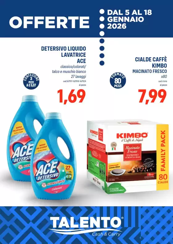 Volantino Talento a Brindisi | Offerte | 2026-01-05T00:00:00.000Z - 2026-01-18T00:00:00.000Z