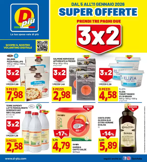 Volantino Dpiu a Rovereto | Super offerte | 2026-01-05T00:00:00.000Z - 2026-01-11T00:00:00.000Z