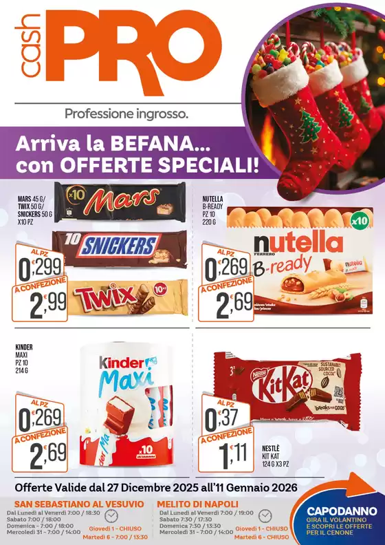 Volantino CashPRO a Ancona | Arriva la Befana... con offerte speciali! | 2026-01-05T00:00:00.000Z - 2026-01-11T00:00:00.000Z