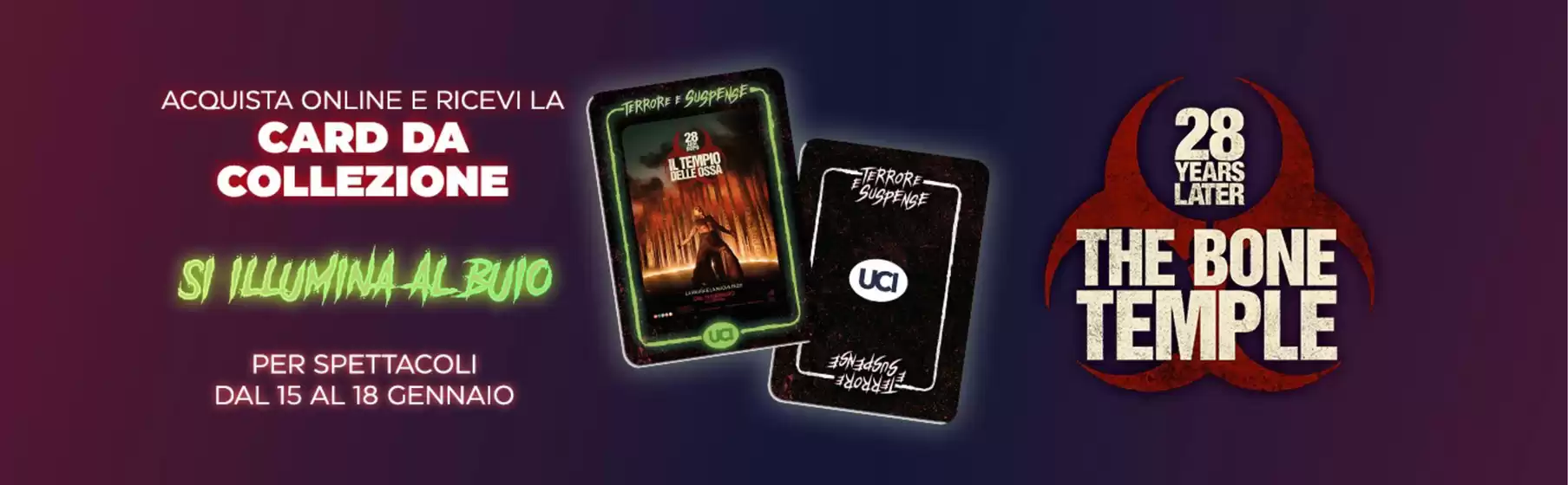 Volantino Uci Cinemas a Cefalù | Card da collezione | 2026-01-15T00:00:00.000Z - 2026-01-18T00:00:00.000Z