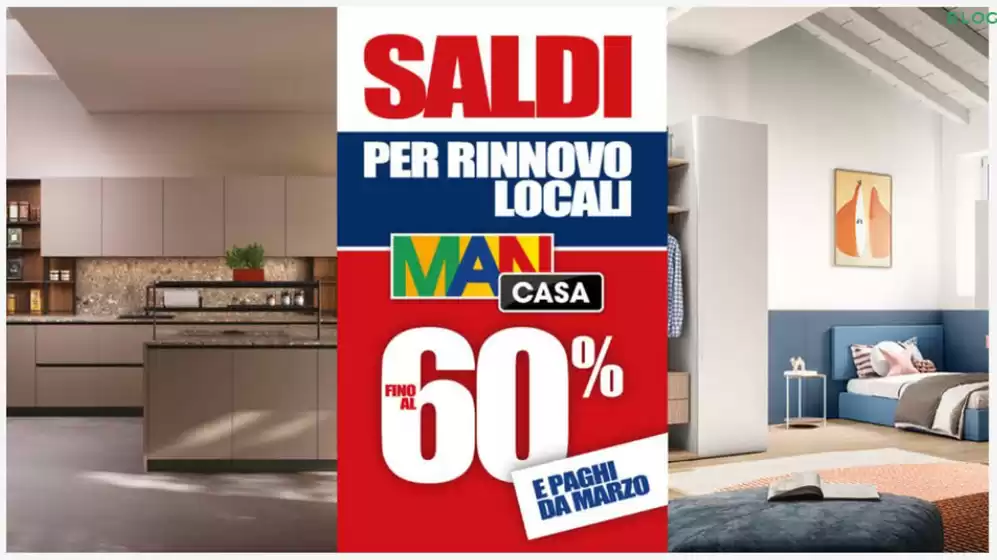 Volantino ManCasa a Padova | Fino al 60% | 2026-01-05T00:00:00.000Z - 2026-01-31T00:00:00.000Z