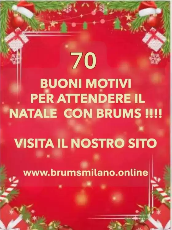 Volantino Brums a Maiori | Brums | 2026-01-06T00:00:00.000Z - 2026-01-06T00:00:00.000Z