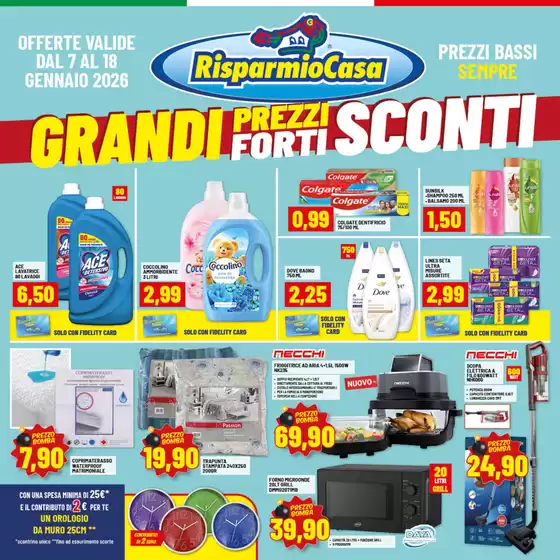 Volantino Risparmio Casa | Grandi sconti | 2026-01-07T00:00:00.000Z - 2026-01-18T00:00:00.000Z