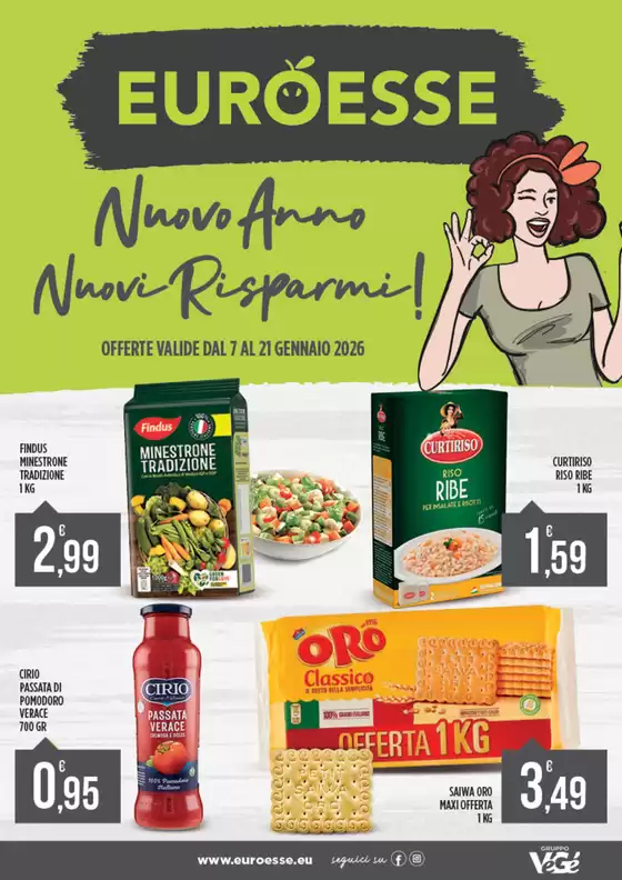 Volantino Euroesse a Firenze | Nuovo Anno, Nuovi Risparmi ! | 2026-01-07T00:00:00.000Z - 2026-01-21T00:00:00.000Z