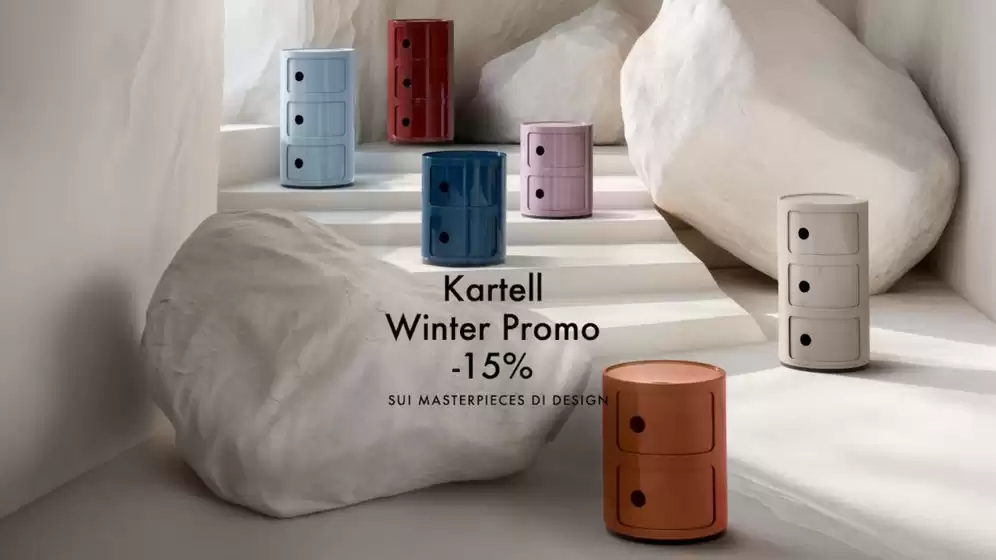 Volantino La Rinascente a Genova | Kartell winter promo -15% | 2026-01-06T00:00:00.000Z - 2026-01-20T00:00:00.000Z