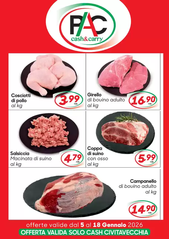 Volantino Pac Cash&Carry a Firenze | Offerte fresco | 2026-01-06T00:00:00.000Z - 2026-01-18T00:00:00.000Z