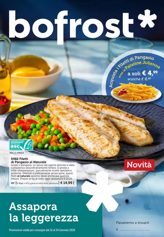 Volantino bofrost * | Assapora la leggerezza | 2026-01-12T00:00:00.000Z - 2026-01-24T00:00:00.000Z