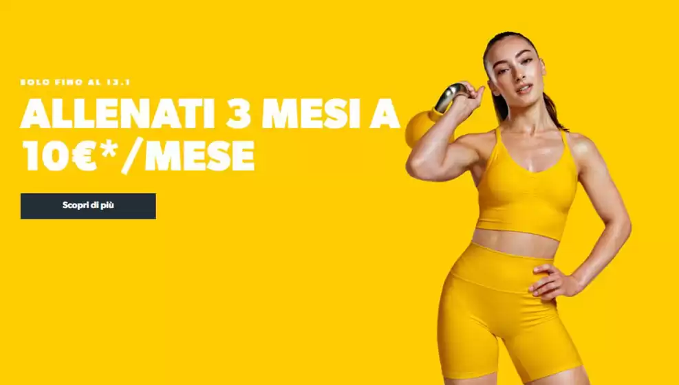 Volantino McFIT a Palermo | Allenati 3 mesi a 10 euro*/ mese | 2026-01-06T00:00:00.000Z - 2026-01-13T00:00:00.000Z