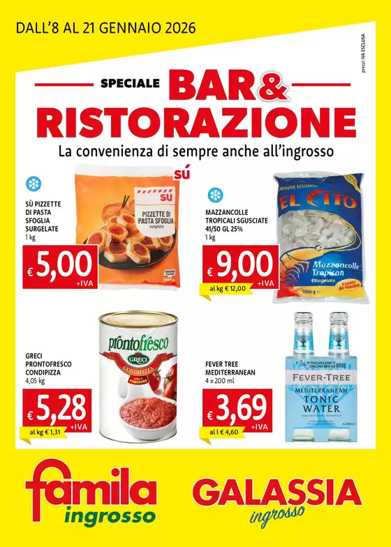 Volantino Galassia a Leno | Speciale bar & ristorazione | 2026-01-08T00:00:00.000Z - 2026-01-21T00:00:00.000Z