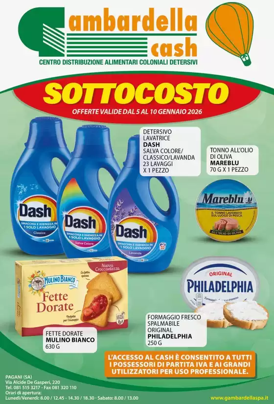Volantino Gambardella Cash a Polistena | Sottocosto  | 2026-01-05T00:00:00.000Z - 2026-01-10T00:00:00.000Z