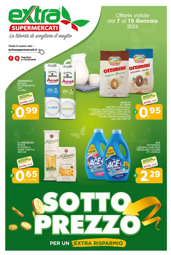 Volantino Extra Supermercati a Polistena | Offerte valide dal 7 al 15 gennaio 2026 | 2026-01-07T00:00:00.000Z - 2026-01-15T00:00:00.000Z