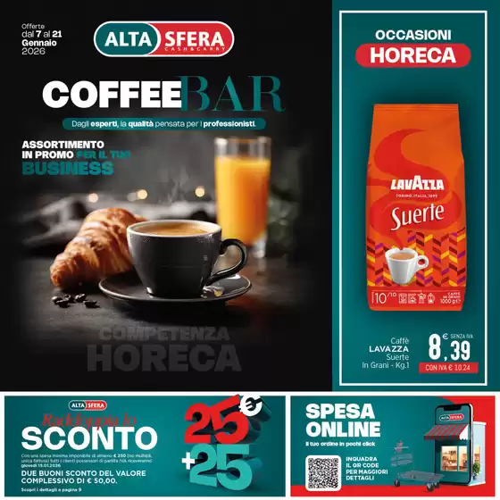 Volantino Altasfera a Polistena | Coffee Bar | 2026-01-07T00:00:00.000Z - 2026-01-21T00:00:00.000Z