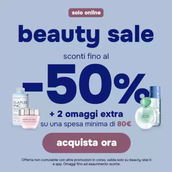 Volantino Beauty Star a Venezia | Offerte Beauty Star | 2026-01-07T00:00:00.000Z - 2026-01-21T00:00:00.000Z