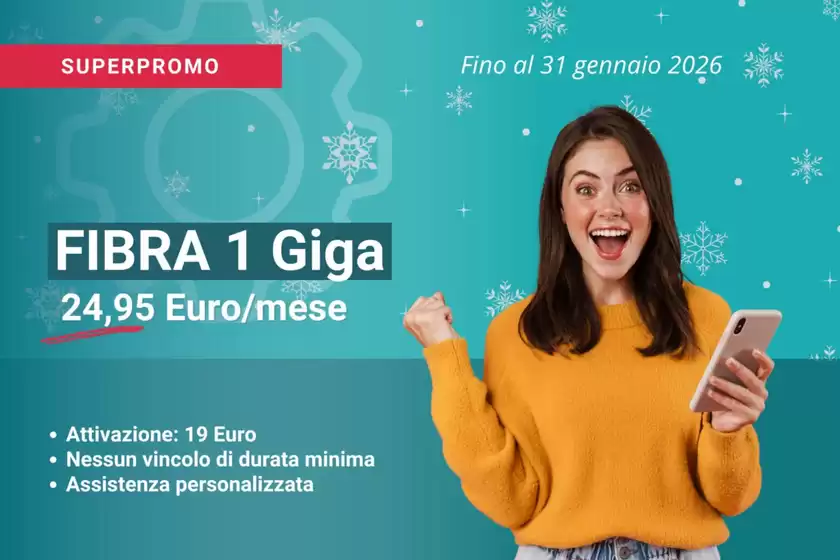 Volantino Ehiweb a Seregno | Fibra 1 Giga | 2026-01-07T00:00:00.000Z - 2026-01-31T00:00:00.000Z