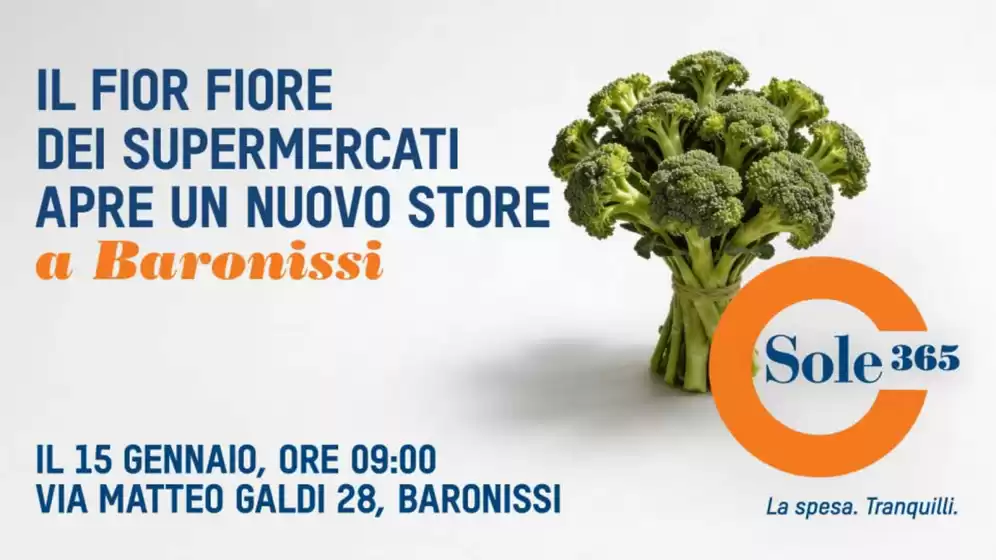 Volantino Sole 365 a Pistoia | Il fior fiore | 2026-01-15T00:00:00.000Z - 2026-01-15T00:00:00.000Z