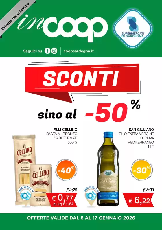 Volantino Coop a Roma | Sconti sino al 50% | 2026-01-08T00:00:00.000Z - 2026-01-17T00:00:00.000Z