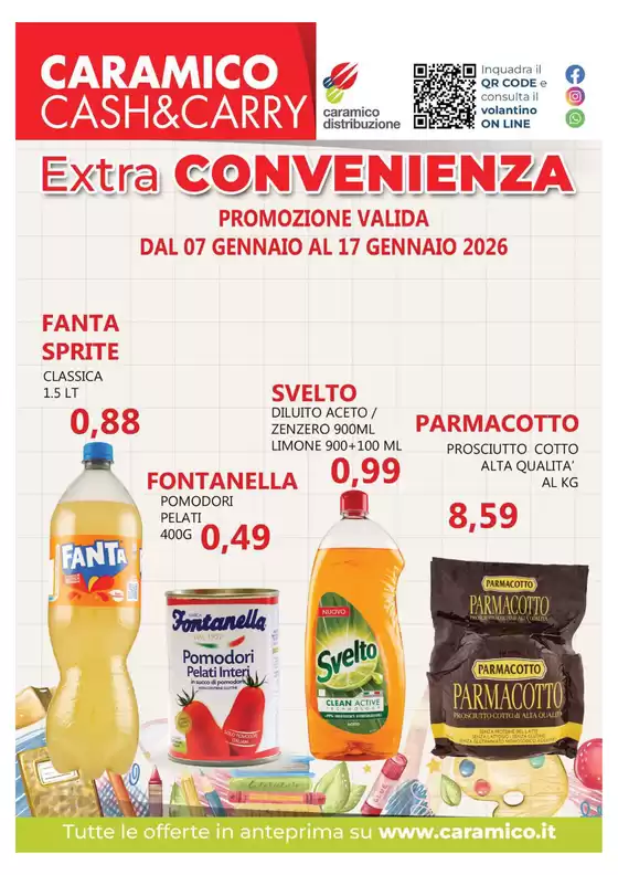Volantino Caramico a Roma | Extra CONVENIENZA | 2026-01-07T00:00:00.000Z - 2026-01-17T00:00:00.000Z