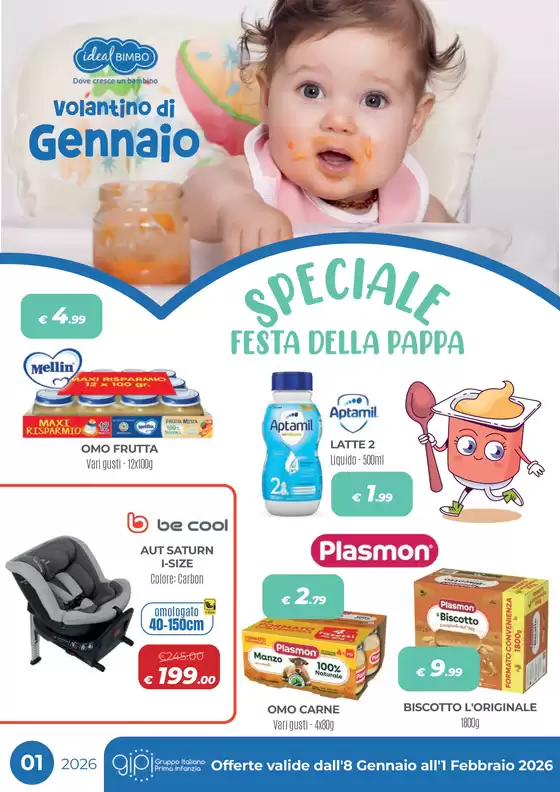 Volantino Ideal Bimbo | Offerte Ideal Bimbo | 2026-01-08T00:00:00.000Z - 2026-02-01T00:00:00.000Z