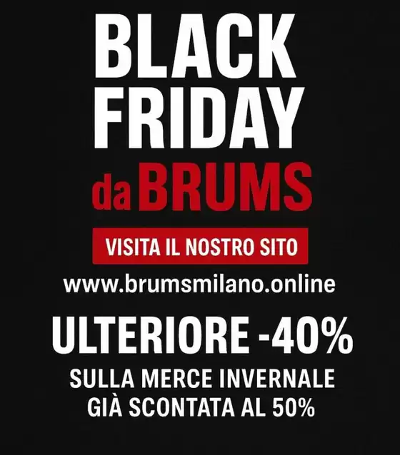 Volantino Brums a Napoli | Brums | 2026-01-08T00:00:00.000Z - 2026-01-08T00:00:00.000Z