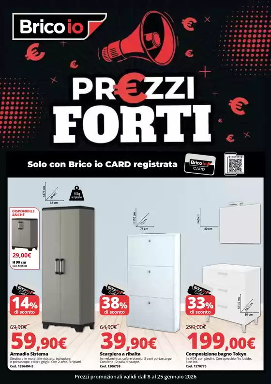 Volantino Bricoio | Prezzi Forti | 2026-01-08T00:00:00.000Z - 2026-01-25T00:00:00.000Z