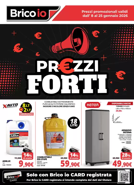 Volantino Bricoio | Prezzi forti | 2026-01-08T00:00:00.000Z - 2026-01-25T00:00:00.000Z