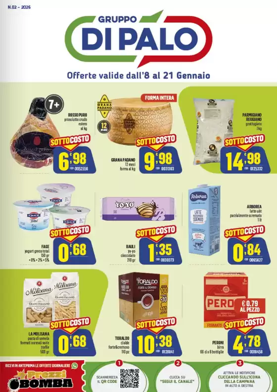 Volantino C&C di Palo a Brindisi | Prezzi Bomba | 2026-01-08T00:00:00.000Z - 2026-01-21T00:00:00.000Z