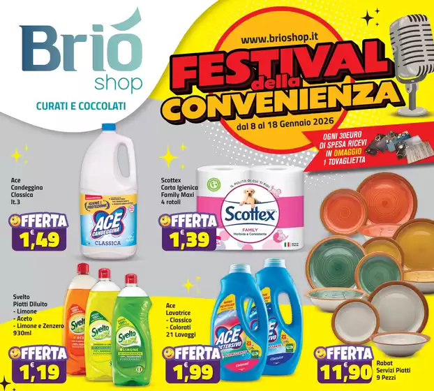 Volantino Briò Shop a Crotone | Festival della convenienza! | 2026-01-09T00:00:00.000Z - 2026-01-18T00:00:00.000Z