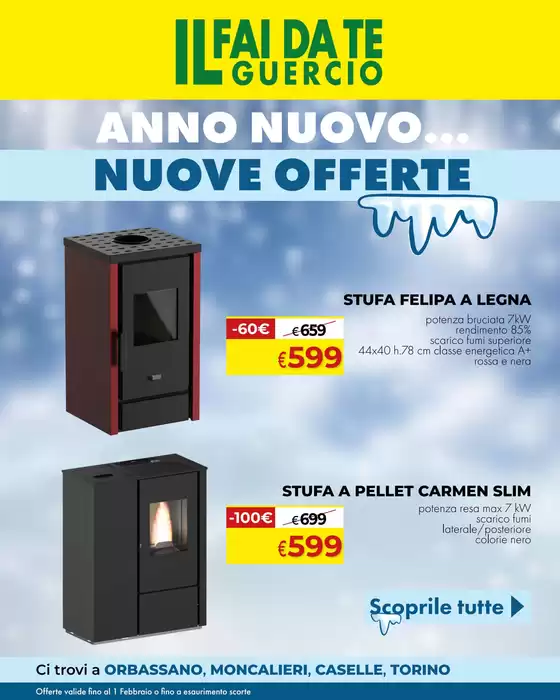 Volantino Il Faidate Guercio a Bologna | Anno nuovo...nuove offerte | 2026-01-08T00:00:00.000Z - 2026-02-01T00:00:00.000Z