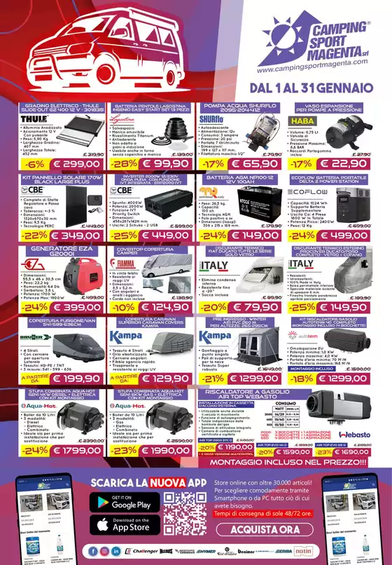Volantino Camping Sport Magenta a Grisolia | Volantino Camping Sport Magenta | 2026-01-08T00:00:00.000Z - 2026-01-22T00:00:00.000Z