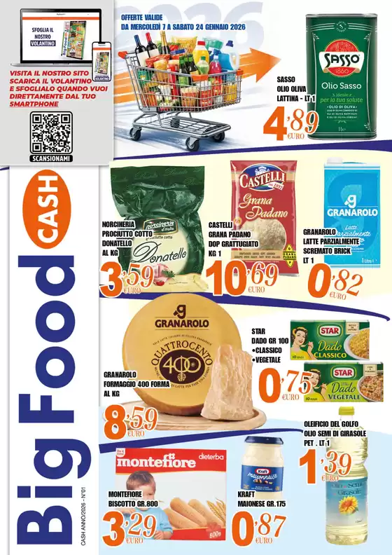 Volantino Big Food | OFFERTE VALIDE DA MERCOLEDI 7 A SABATO 24 GENNAIO 2026 | 2026-01-07T00:00:00.000Z - 2026-01-24T00:00:00.000Z