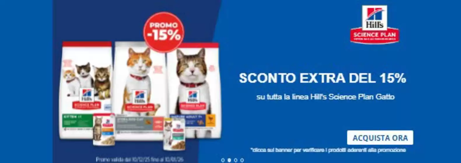 Volantino L'Ora degli Animali a Chioggia | Sconti extra del 15% | 2026-01-08T00:00:00.000Z - 2026-01-31T00:00:00.000Z