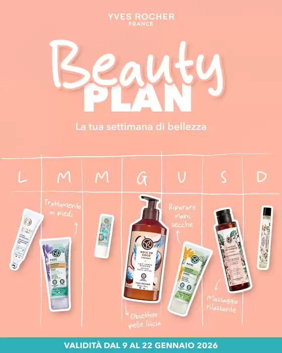 Volantino Yves Rocher a Novate Milanese | VALIDITÀ DAL 9 AL 22 GENNAIO 2026 | 2026-01-09T00:00:00.000Z - 2026-01-22T00:00:00.000Z
