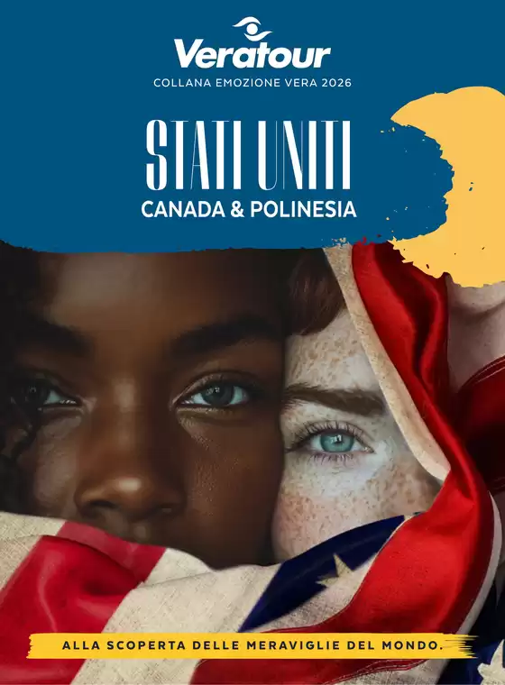 Volantino Veratour a Stezzano | STATI UNITI CANADA & POLINESIA | 2026-01-09T00:00:00.000Z - 2026-12-31T00:00:00.000Z