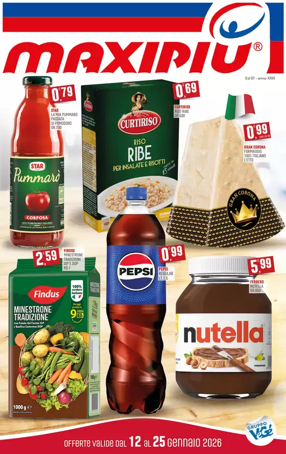 Volantino Maxipiù a Paluzza | Offerte valide dal 12 al 24 gennaio 2026 | 2026-01-12T00:00:00.000Z - 2026-01-25T00:00:00.000Z