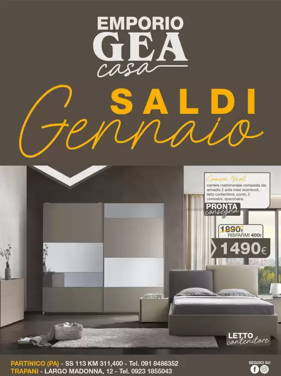 Volantino Emporio GEA a Ceva | Saldi gennaio | 2026-01-12T00:00:00.000Z - 2026-01-31T00:00:00.000Z
