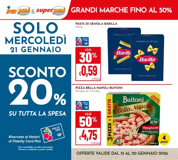 Volantino Superpan | Grandi marche fino al 50% | 2026-01-12T00:00:00.000Z - 2026-01-20T00:00:00.000Z