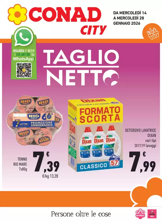 Volantino Conad City a San Marcellino | Taglio Netto | 2026-01-14T00:00:00.000Z - 2026-01-28T00:00:00.000Z