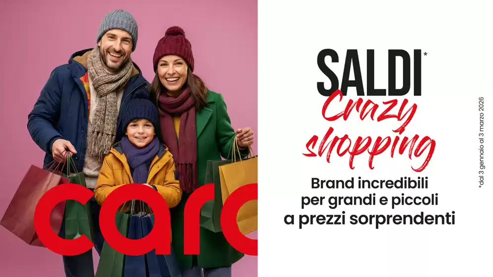 Volantino Centro Commerciale Carosello a Bagheria | Crazy shopping | 2026-01-12T00:00:00.000Z - 2026-03-03T00:00:00.000Z