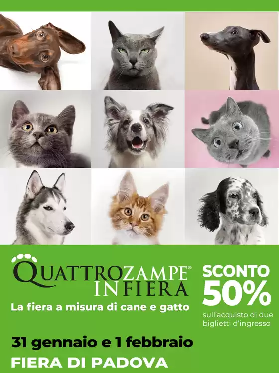 Volantino Quattrozampeinfiera a Spoltore | Evento | 2026-01-15T00:00:00.000Z - 2026-02-01T00:00:00.000Z