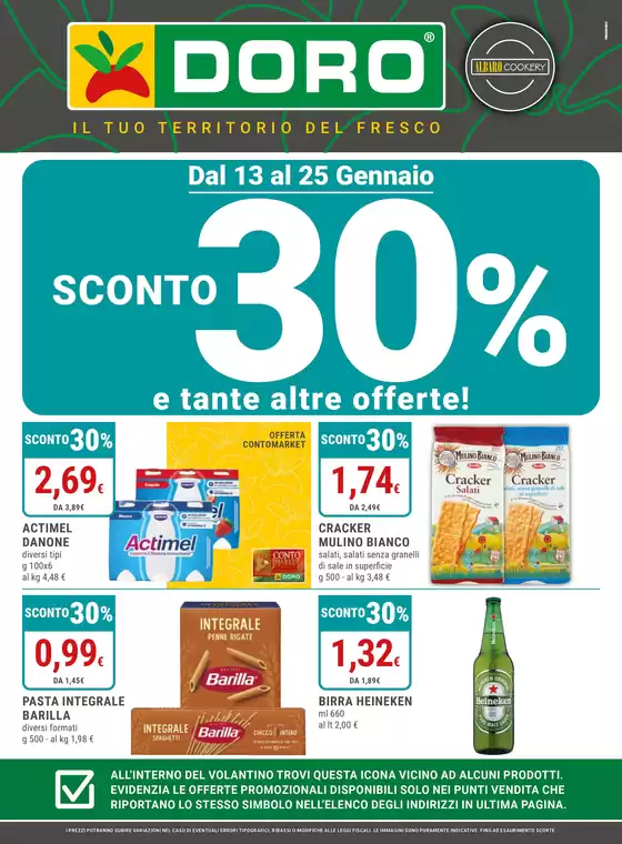 Volantino Doro | Sconto 30% e tante altre offerte! | 2026-01-13T00:00:00.000Z - 2026-01-25T00:00:00.000Z