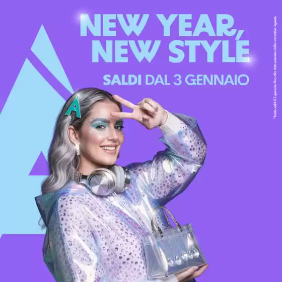 Volantino Centro Commerciale Aura a Ispica | New Year, New Style | 2026-01-12T00:00:00.000Z - 2026-02-15T00:00:00.000Z