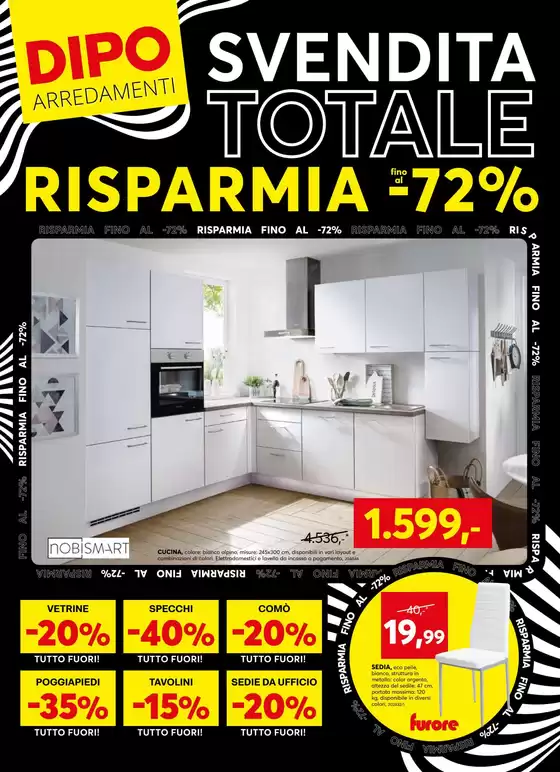 Volantino Dipo a Prato | Svendita fino al -72% | 2026-01-13T00:00:00.000Z - 2026-01-27T00:00:00.000Z