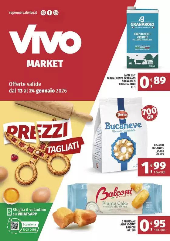 Volantino Vivo Supermercati a Cavaion Veronese | Offerte valide dal 13 al 24 gennaio 2026 | 2026-01-13T00:00:00.000Z - 2026-01-24T00:00:00.000Z