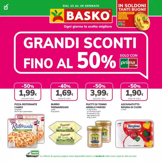 Volantino Basko a Cavaion Veronese | Sconto 50% | 2026-01-13T00:00:00.000Z - 2026-01-26T00:00:00.000Z