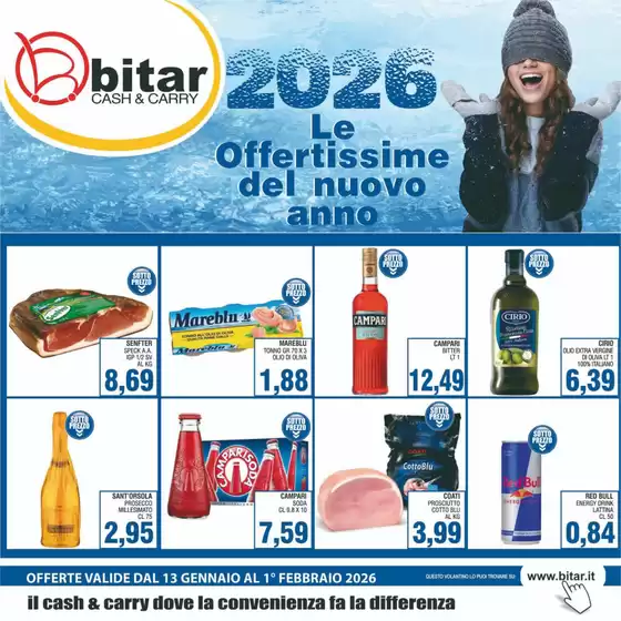 Volantino Bitar a Gazoldo degli Ippoliti | Le offertissime del nuovo anno | 2026-01-13T00:00:00.000Z - 2026-02-01T00:00:00.000Z