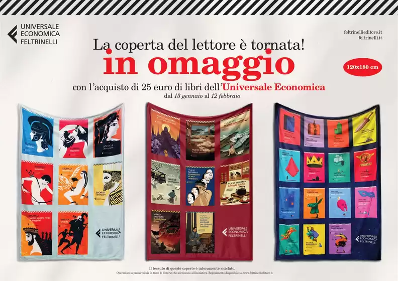 Volantino Ubik a Sulmona | La coperta del lettore e tornata! | 2026-01-13T00:00:00.000Z - 2026-02-12T00:00:00.000Z