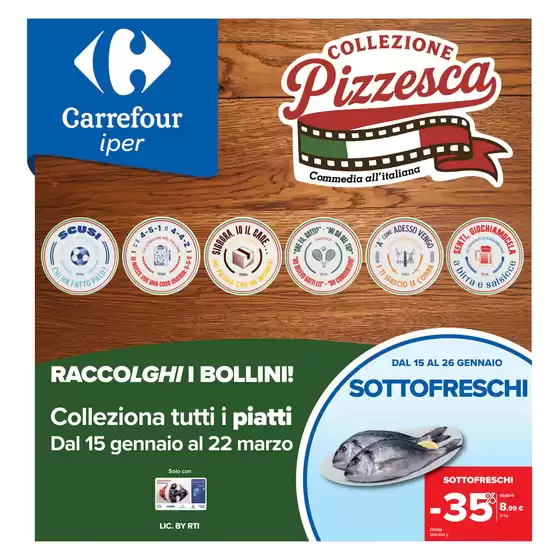 Volantino Carrefour Ipermercati a San Nicandro Garganico | Sottofreschi | 2026-01-15T00:00:00.000Z - 2026-01-26T00:00:00.000Z