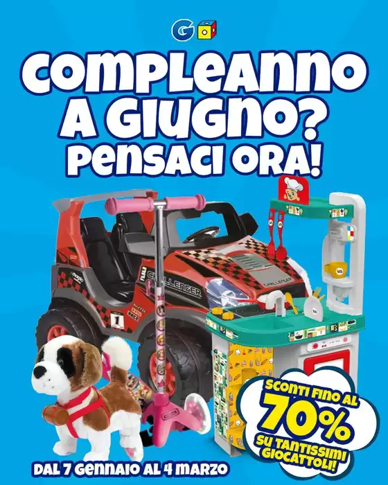 Volantino G di Giochi a Carmiano | G di Giochi | 2026-01-15T00:00:00.000Z - 2026-01-15T00:00:00.000Z